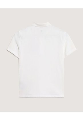 Polo  Infantil Niño Manga Corta Color Crema Marca Ostu #80110115