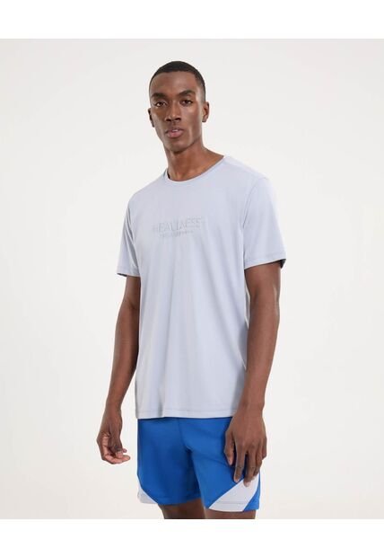 Camiseta Para Hombre Manga Corta Cuello Redondo Color Gris Marca Ostu #60091723