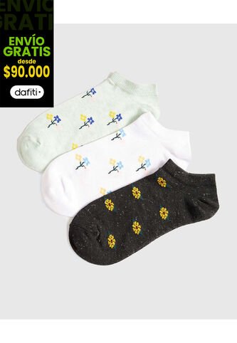 Medias Para Mujer Invisible Color Negro Marca Ostu #40980241 Ostu