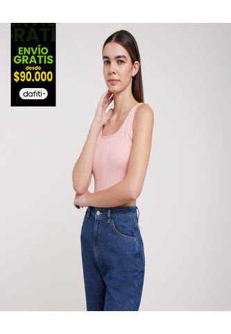 Camiseta Para Mujer Manga Sisa Color Rosado  Marca Ostu #40091599 Ostu