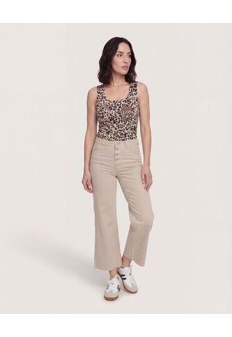 Top  Para Mujer Hombro Ancho Color Negro Marca Ostu #40228219 Ostu
