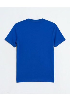 Camiseta  Infantil Niño Manga Corta Cuello Redondo Color Azul Marca Ostu #80090322