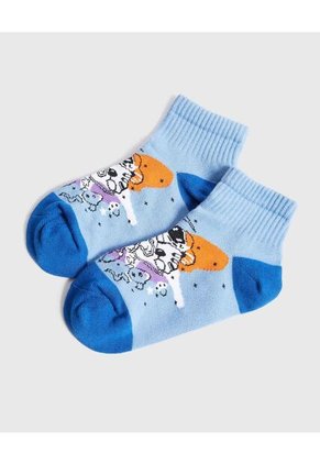 Medias Infantil Niño Tobillera Color Negro Marca Ostu #80980144