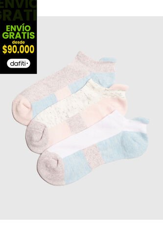 Medias Para Mujer Invisible Color Negro Marca Ostu #40980244 Ostu