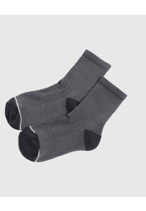 Medias Infantil Niño Caña Media Color Negro Marca Ostu #80980148