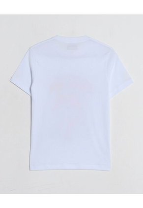 Camiseta  Infantil Niño Manga Corta Cuello Redondo Color Blanco Marca Ostu #80090321