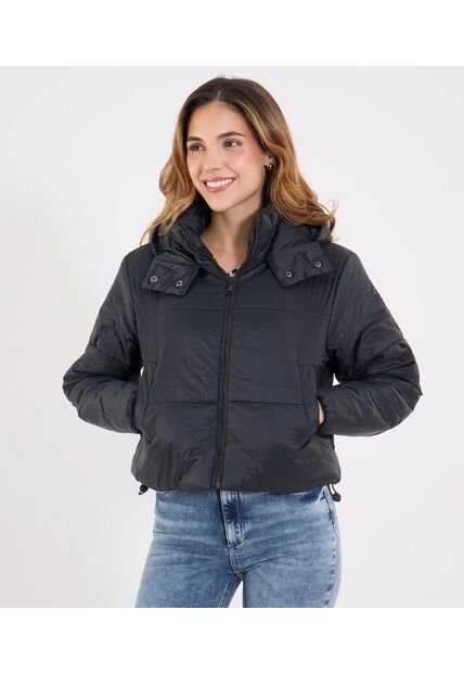 Chaqueta Para Mujer Acolchada Color Negro Marca Ostu #40080253