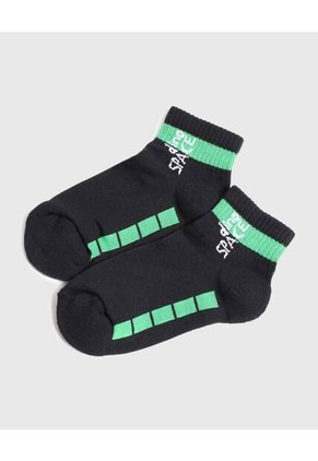 Medias Infantil Niño Tobillera Color Negro Marca Ostu #80980145