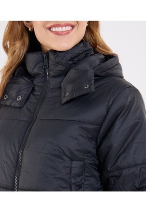 Chaqueta Para Mujer Acolchada Color Negro Marca Ostu #40080253