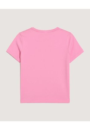 Camiseta  Infantil Niña Manga Corta Cuello Redondo Color Rosado Marca Ostu #90090327