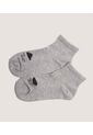 Medias Infantil Niña Tobillera Color Gris Marca Ostu #90980157 de Ostu