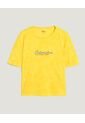 Camiseta Oversize De Colombia Mujer  Para Mujer Amarillo Ostu de Ostu