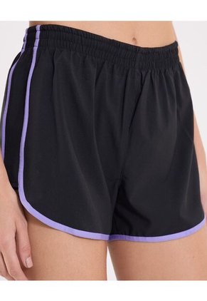 Short Para Mujer Multiusos Plano Color Negro Marca Ostu #40190370
