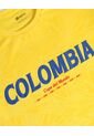 Camiseta De Colombia Texturizada Hombre  Para Hombre Amarillo Ostu de Ostu