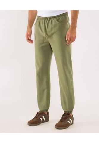 Jean Tipo Jogger  Para Hombre Verde Ostu Ostu