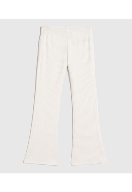 Pantalón Infantil Niña Moda Color Crema Marca Ostu #90070072
