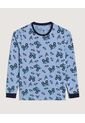 Pijama Estampada Para Niño  Infantil Niño Azul Ostu de Ostu