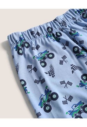 Pijama Estampada Para Niño Infantil Niño Azul Ostu
