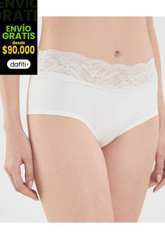 Panty Para Mujer Cachetero Color Marfil Marca Ostu #40800082 Ostu