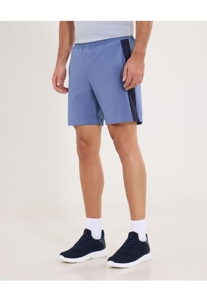 Bermuda Con Boxer Interno  Para Hombre Azul Ostu