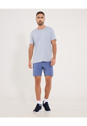 Bermuda Con Boxer Interno  Para Hombre Azul Ostu