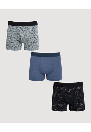 Pack X3 Bóxer Medio Para Niño X3 Infantil Niño Surtido Ostu