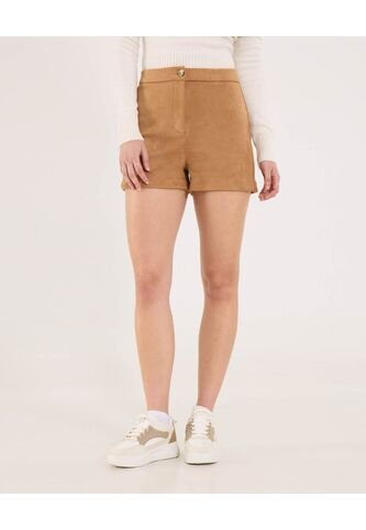Short Unicolor  Para Mujer Camel Ostu Ostu