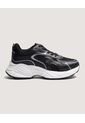Tenis Chunky Con Paneles En Malla  Para Mujer Negro Ostu de Ostu