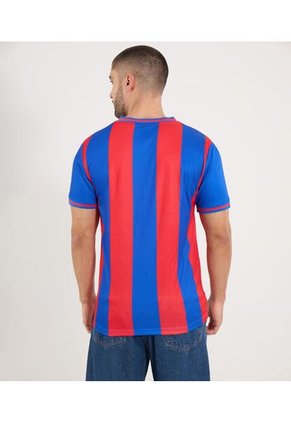 Camiseta Para Hombre Manga Corta Cuello V Color Azul Marca Ostu #60091815