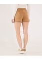 Short Unicolor  Para Mujer Camel Ostu de Ostu