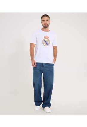 Camiseta Para Hombre Manga Corta Cuello Redondo Color Blanco Marca Ostu #60091822