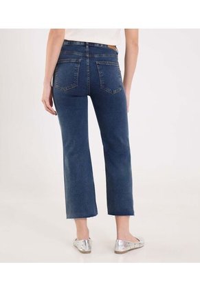 Jean Para Mujer Crop Flare Color Azul Marca Ostu #40160612