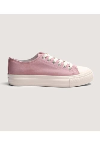 Tenis Para Mujer Canvas Color Rosa Marca Ostu #40720202 Ostu
