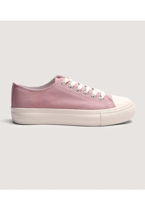 Tenis Para Mujer Canvas Color Rosa Marca Ostu #40720202