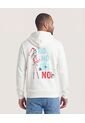 Buzo Hoodie Jack Skeleton Navideño  Para Hombre Crema Ostu de Ostu