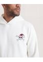 Buzo Hoodie Jack Skeleton Navideño  Para Hombre Crema Ostu de Ostu