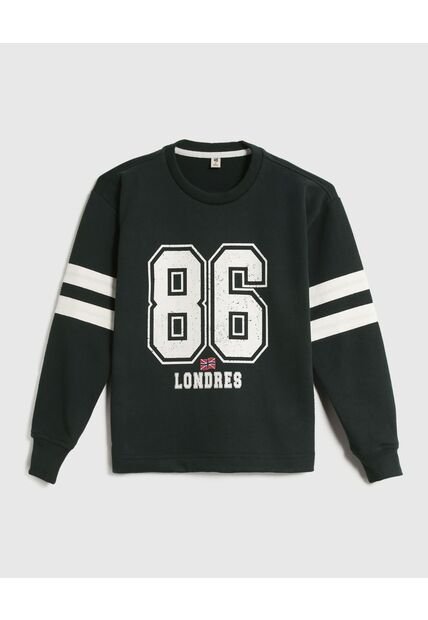 Buzo Infantil Niño Cuello Redondo Color Verde Marca Ostu #80060182