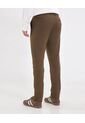 Pantalón Chino Con Elástico  Para Hombre Café Ostu de Ostu