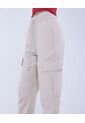 Pantalon Para Mujer Jogger Color Beige Marca Ostu #40070671 de Ostu