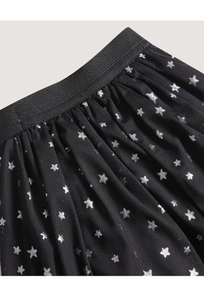 Falda  Infantil Niña Corto Color Negro Marca Ostu #90140026