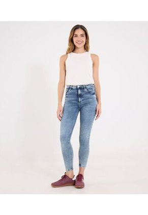 Jean Para Mujer Skinny Color Azul Marca Ostu #40160606