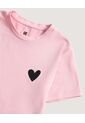 Pijama Corazones Con Screen  Infantil Niña Blanco Ostu de Ostu