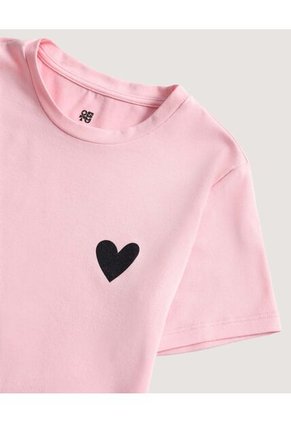 Pijama Corazones Con Screen  Infantil Niña Blanco Ostu