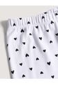 Pijama Corazones Con Screen  Infantil Niña Blanco Ostu de Ostu