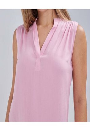 Blusa Para Mujer Manga Sisa Color Rosa Marca Ostu #40121008