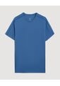 Camiseta Texturizada Con Cortes  Para Hombre Azul Ostu de Ostu