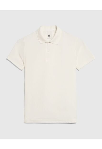 Polo Infantil Niño Manga Corta Color Crema Marca Ostu #80110106