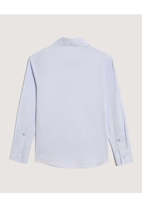 Camisa Para Niña Manga Larga Color Celeste Marca Ostu #90010014