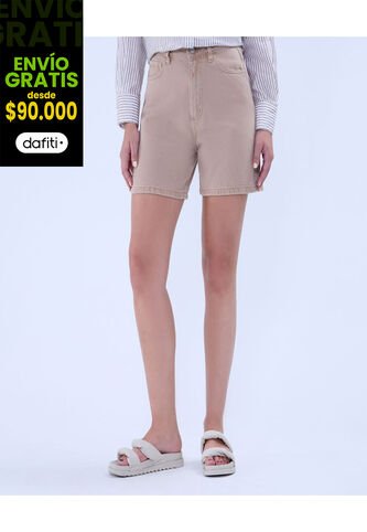 Short Para Mujer  Color Café Marca Ostu #40190307 Ostu