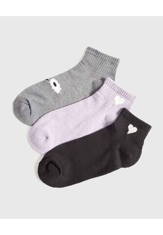 Medias Para Mujer Tobillera Color Negro Marca Ostu #40980235 Ostu